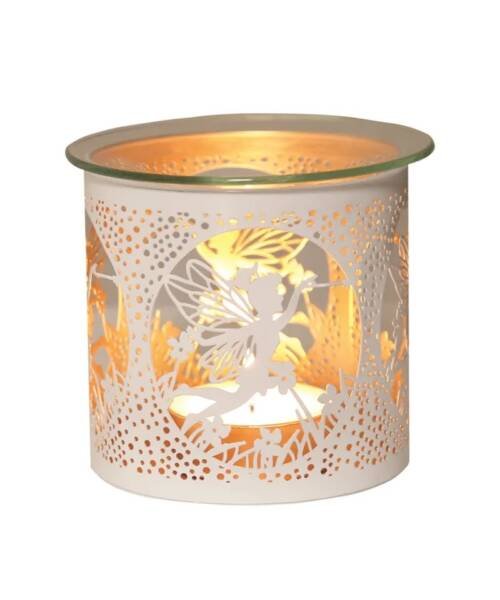 White & Gold; Fairy Burner