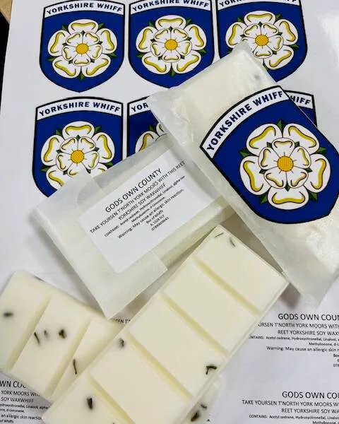 Yorkshire Soy Wax Melt Bar long lasting scent